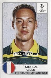 Sticker Nicolas Gillet - UEFA Champions League 2001-2002 n. 119 - Panini