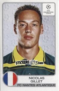 Sticker Nicolas Gillet - UEFA Champions League 2001-2002 - Panini