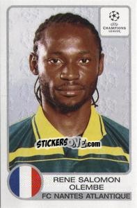 Sticker Rene Salomon Olembe - UEFA Champions League 2001-2002 n. 124 - Panini