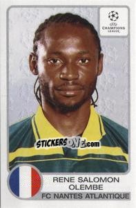 Sticker Rene Salomon Olembe - UEFA Champions League 2001-2002 - Panini