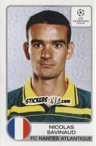 Sticker Nicolas Savinaud - UEFA Champions League 2001-2002 n. 126 - Panini