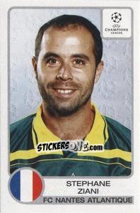 Sticker Stephane Ziani - UEFA Champions League 2001-2002 n. 127 - Panini