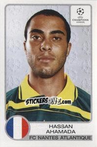 Figurina Hassan Ahamada - UEFA Champions League 2001-2002 n. 128 - Panini