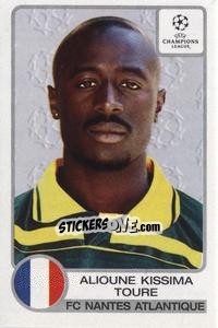 Sticker Alioune Kissima Toure - UEFA Champions League 2001-2002 n. 132 - Panini