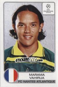 Sticker Marama Vahirua - UEFA Champions League 2001-2002 n. 133 - Panini