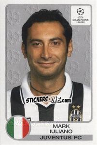 Sticker MArk Iuliano - UEFA Champions League 2001-2002 - Panini