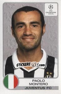 Sticker Paolo Montero - UEFA Champions League 2001-2002 - Panini