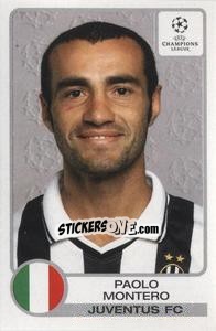 Cromo Paolo Montero - UEFA Champions League 2001-2002 - Panini