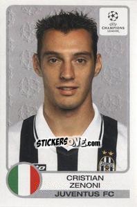 Figurina Cristian Zenoni - UEFA Champions League 2001-2002 - Panini