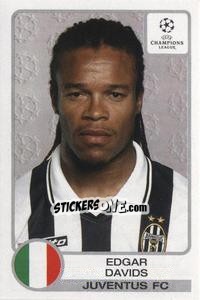 Sticker Edgar Davids - UEFA Champions League 2001-2002 - Panini