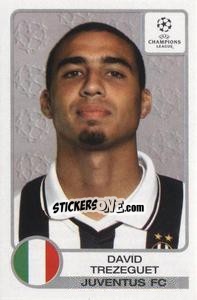 Sticker David Trezeguet - UEFA Champions League 2001-2002 n. 152 - Panini