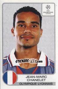 Sticker Jean-Marc Chanelet - UEFA Champions League 2001-2002 n. 157 - Panini