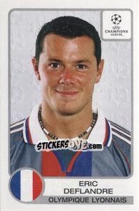 Figurina Eric Deflandre - UEFA Champions League 2001-2002 - Panini