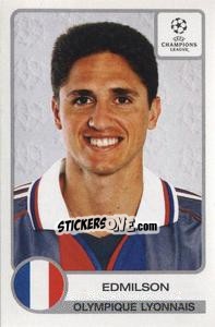 Sticker Edmilson - UEFA Champions League 2001-2002 n. 160 - Panini