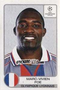 Sticker Marc-Vivien Foe - UEFA Champions League 2001-2002 n. 163 - Panini