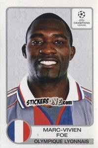 Figurina Marc-Vivien Foe - UEFA Champions League 2001-2002 - Panini