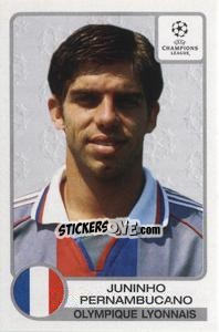 Sticker Juninho Pernambucano - UEFA Champions League 2001-2002 - Panini