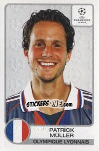 Sticker Patrick Muller - UEFA Champions League 2001-2002 n. 166 - Panini