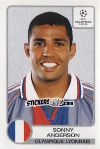 Sticker Sonny Anderson - UEFA Champions League 2001-2002 n. 168 - Panini
