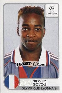 Sticker Sidney Govou - UEFA Champions League 2001-2002 - Panini