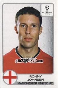 Sticker Ronny Johnsen - UEFA Champions League 2001-2002 - Panini