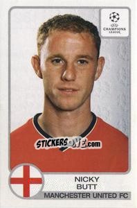 Sticker Nicky Butt - UEFA Champions League 2001-2002 n. 182 - Panini