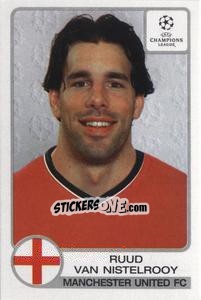 Sticker Ruud Van Nistelrooy - UEFA Champions League 2001-2002 n. 189 - Panini