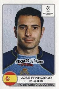 Sticker Jose Francisco Molina - UEFA Champions League 2001-2002 n. 192 - Panini