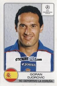 Cromo Goran Djorovic - UEFA Champions League 2001-2002 - Panini