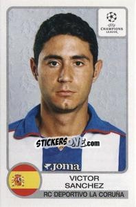 Sticker Victor Sanchez - UEFA Champions League 2001-2002 n. 204 - Panini