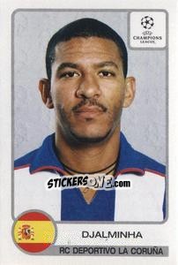 Sticker Djalminha - UEFA Champions League 2001-2002 n. 206 - Panini