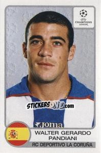 Cromo Walter Gerardo Pandiani - UEFA Champions League 2001-2002 n. 208 - Panini