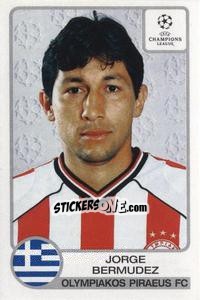 Sticker Jorge Bermudez - UEFA Champions League 2001-2002 n. 212 - Panini