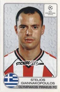 Sticker Stelios Giannakopoulos - UEFA Champions League 2001-2002 n. 222 - Panini