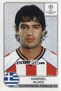Cromo Gabriel Alvez - UEFA Champions League 2001-2002 n. 226 - Panini