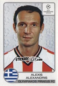 Sticker Alexis Alexandris - UEFA Champions League 2001-2002 - Panini