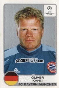 Figurina Oliver Kahn - UEFA Champions League 2001-2002 - Panini