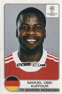 Cromo Samuel Osei Kuffour - UEFA Champions League 2001-2002 n. 231 - Panini