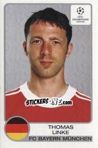 Sticker Thomas Linke - UEFA Champions League 2001-2002 - Panini