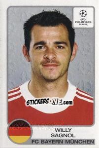 Cromo Willy Sagnol - UEFA Champions League 2001-2002 - Panini