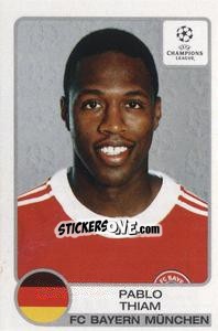 Sticker Pablo Thiam - UEFA Champions League 2001-2002 n. 237 - Panini