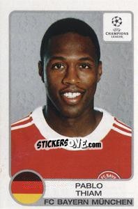 Sticker Pablo Thiam - UEFA Champions League 2001-2002 - Panini