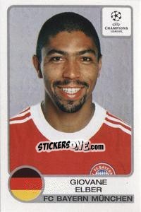 Sticker Giovane Elber - UEFA Champions League 2001-2002 - Panini