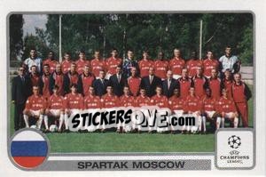 Cromo Spartak Moscow Team - UEFA Champions League 2001-2002 - Panini
