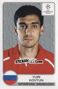 Sticker Yuri Kovtun - UEFA Champions League 2001-2002 n. 251 - Panini