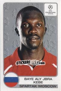 Sticker Baye Aly Jbra Kebe - UEFA Champions League 2001-2002 - Panini