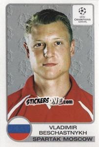 Sticker Vladimir Beschastnykh - UEFA Champions League 2001-2002 - Panini