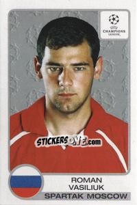 Sticker Roman Vasiliuk - UEFA Champions League 2001-2002 - Panini