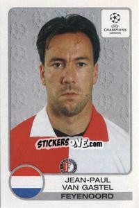 Sticker Jean-Paul Van Gastel - UEFA Champions League 2001-2002 n. 277 - Panini