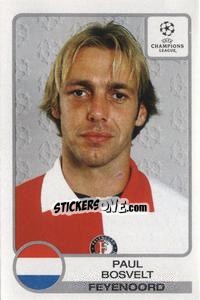 Sticker Paul Bosvelt - UEFA Champions League 2001-2002 n. 278 - Panini